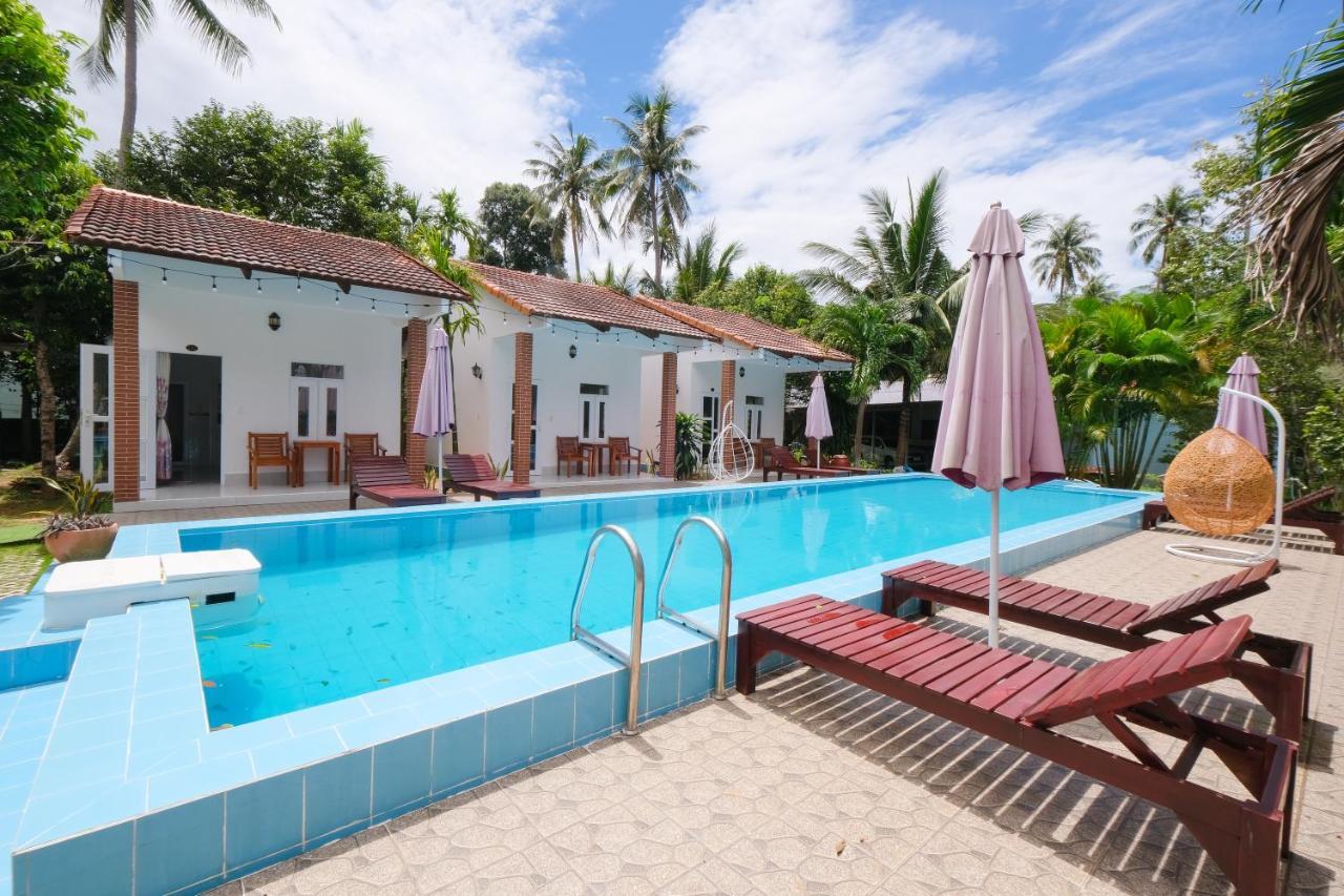 Duc Anh Bungalow Bed and Breakfast Phu Quoc Esterno foto